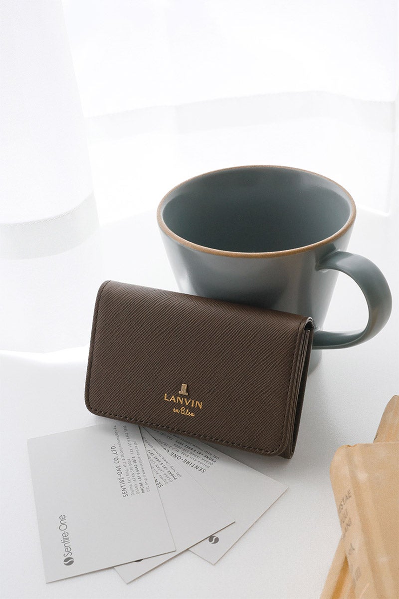 LANVIN en Bleu ランバン オン ブルー リュクサンブール 名刺入れ 480114
