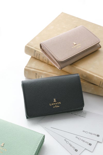 LANVIN en Bleu ランバン オン ブルー リュクサンブール 名刺入れ 480114