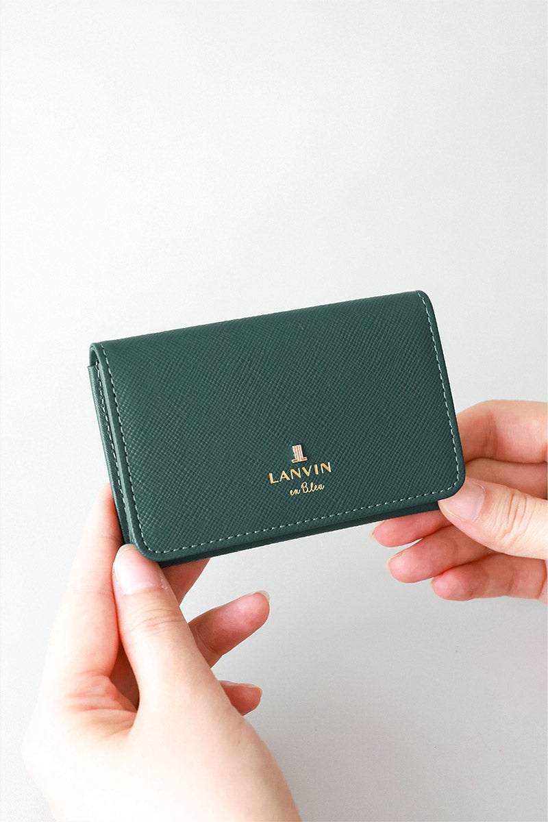 LANVIN en Bleu ランバン オン ブルー リュクサンブール 名刺入れ 480114
