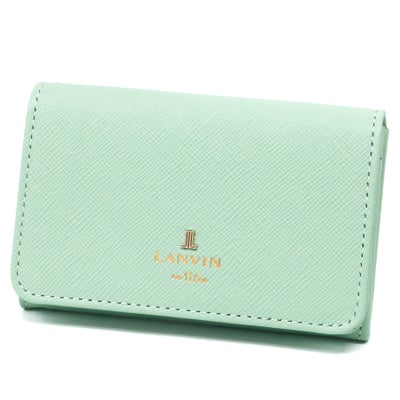 LANVIN en Bleu ランバン オン ブルー リュクサンブール 名刺入れ 480114