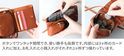 TIDEWAY タイドウェイ 財布 NUTS WALLET SHOULDER T3148