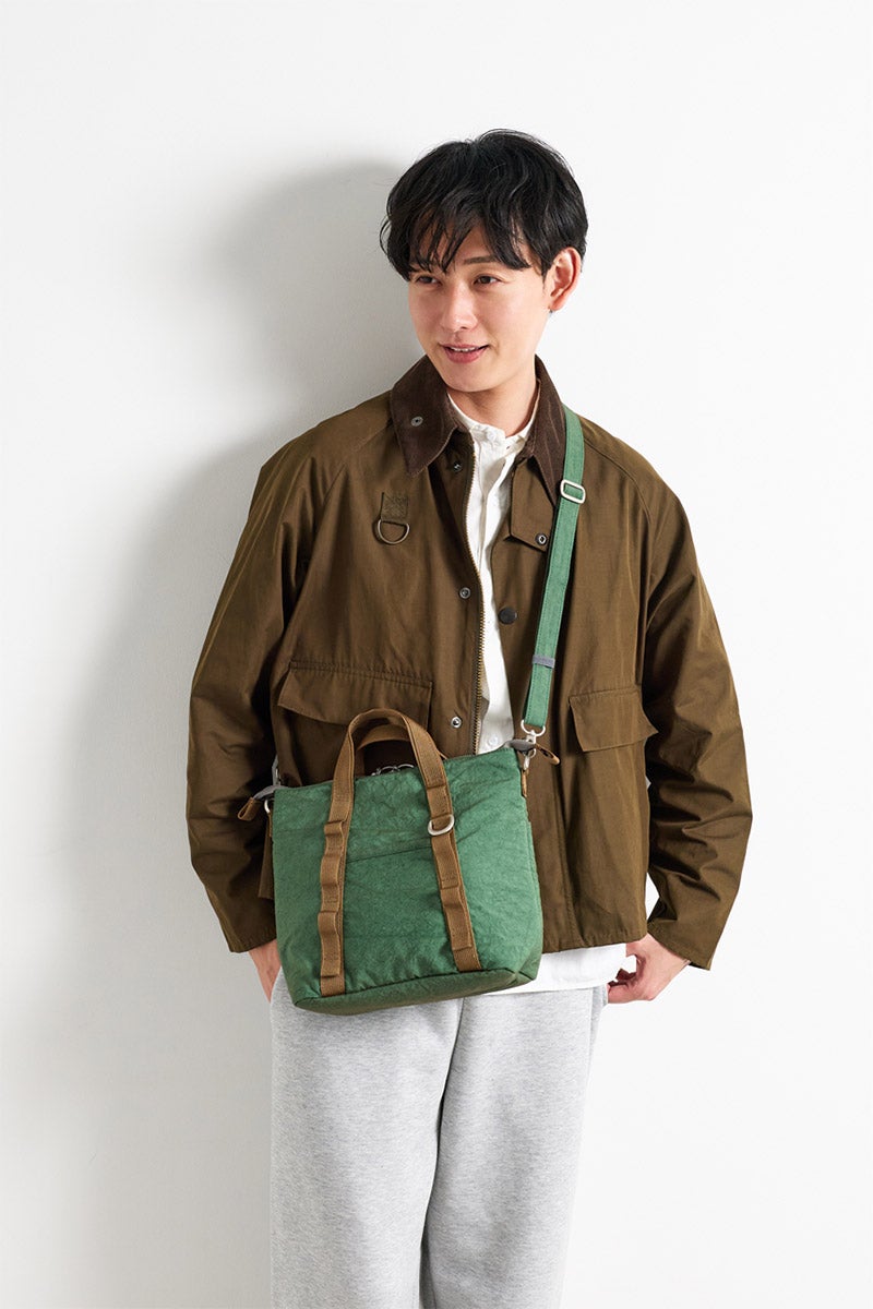 BAGGY PORT バギーポート SUNNY DAY 2WAYトートバッグ GRN-080