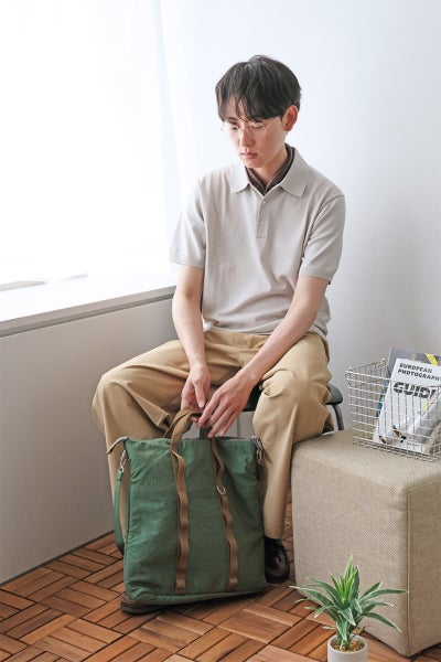 BAGGY PORT バギーポート SUNNY DAY 2WAYトートバッグ GRN-081