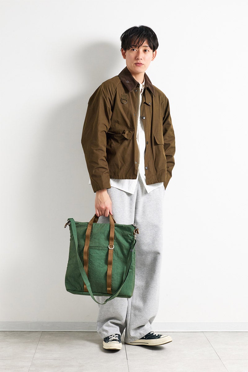 BAGGY PORT バギーポート SUNNY DAY 2WAYトートバッグ GRN-081