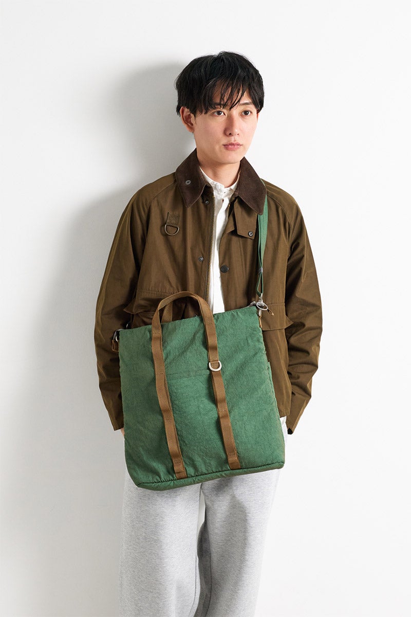 BAGGY PORT バギーポート SUNNY DAY 2WAYトートバッグ GRN-081