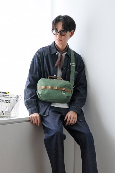 BAGGY PORT バギーポート SUNNY DAY 2WAYボディバッグ GRN-082