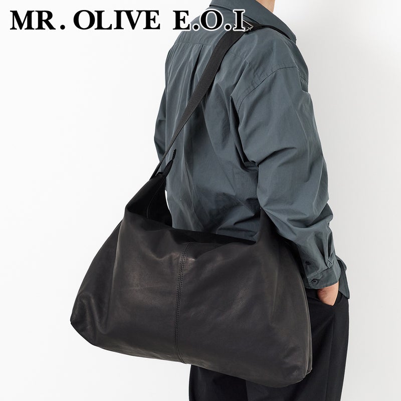 MR.OLIVE E.O.I ミスターオリーブ イーオーアイ IMPERMA-LEATHER インパーマレザー MESSENGER BAG ME613