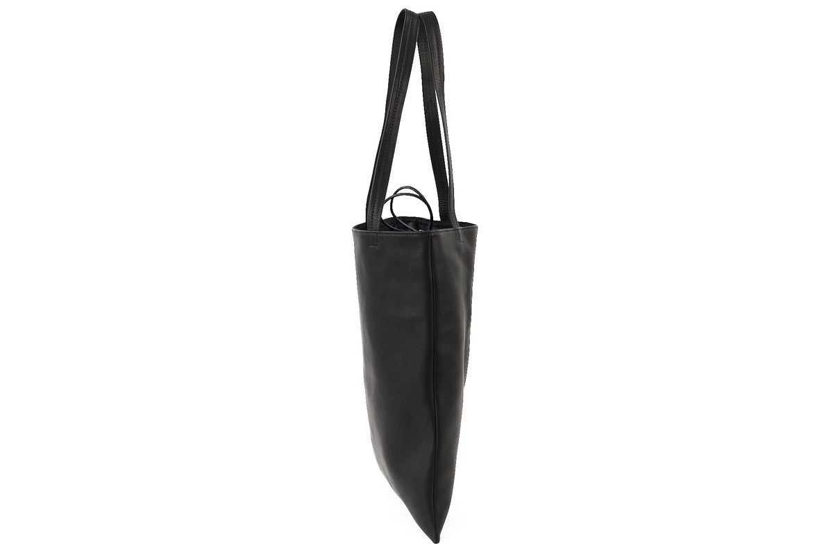 MR.OLIVE E.O.I ミスターオリーブ イーオーアイ IMPERMA-LEATHER インパーマレザー FLAT TOTE BAG (LARGE) ME637