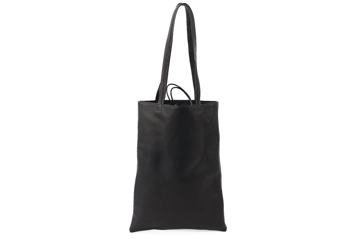 MR.OLIVE E.O.I ミスターオリーブ イーオーアイ IMPERMA-LEATHER インパーマレザー FLAT TOTE BAG (LARGE) ME637
