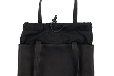 MR.OLIVE E.O.I ミスターオリーブ イーオーアイ IMPERMA-LEATHER インパーマレザー FLAT TOTE BAG (LARGE) ME637