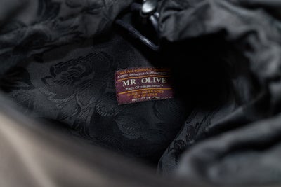 MR.OLIVE E.O.I ミスターオリーブ イーオーアイ IMPERMA-LEATHER インパーマレザー FLAT TOTE BAG (LARGE) ME637