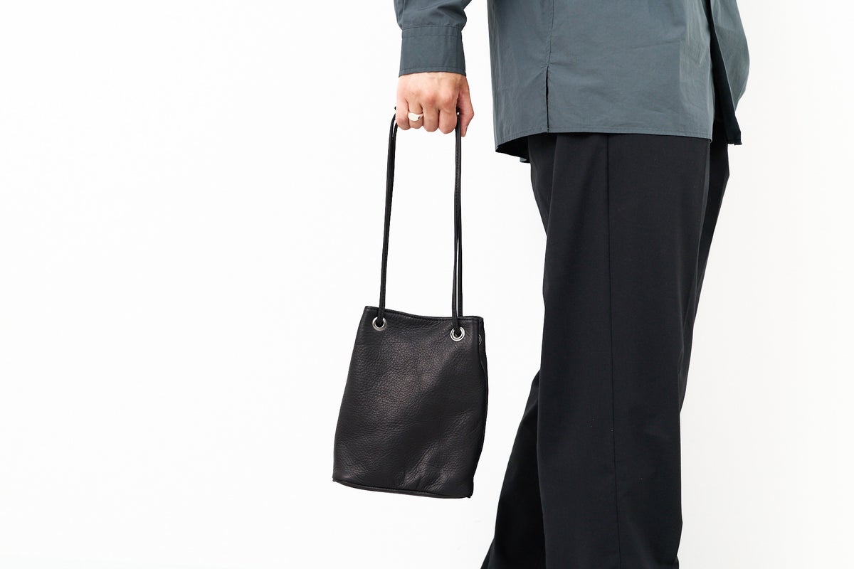 MR.OLIVE E.O.I ミスターオリーブ イーオーアイ IMPERMA-LEATHER インパーマレザー 2WAYSMALL CYLINDER BAG ME653