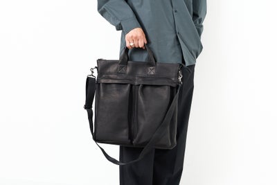 MR.OLIVE E.O.I ミスターオリーブ イーオーアイ IMPERMA-LEATHER インパーマレザー HELMET BAG ME666