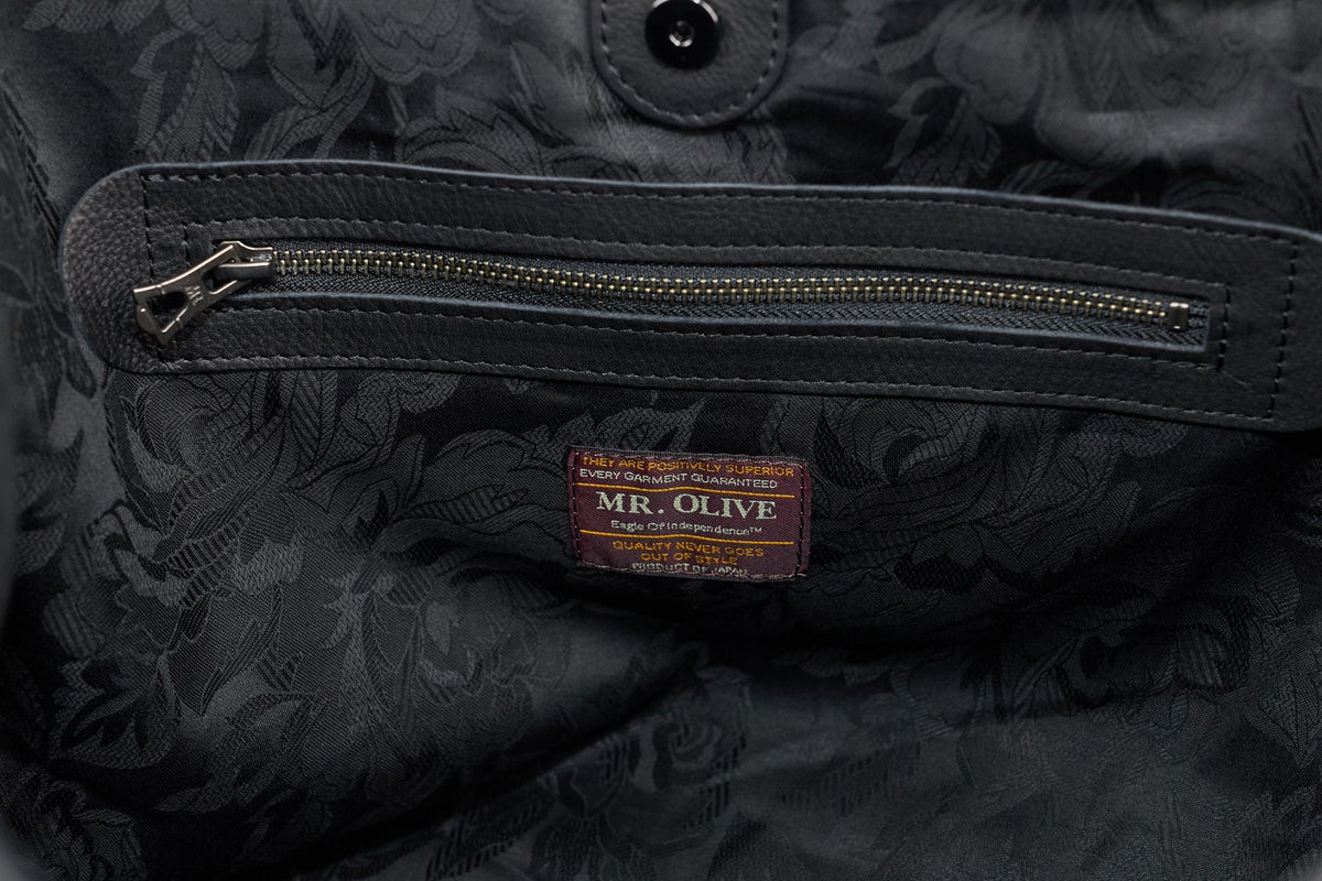 MR.OLIVE E.O.I ミスターオリーブ イーオーアイ IMPERMA-LEATHER インパーマレザー ONE SHOULDER BAG ME667
