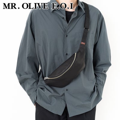 MR.OLIVE E.O.I ミスターオリーブ イーオーアイ IMPERMA-LEATHER インパーマレザー SMALL BODY BAG ME681