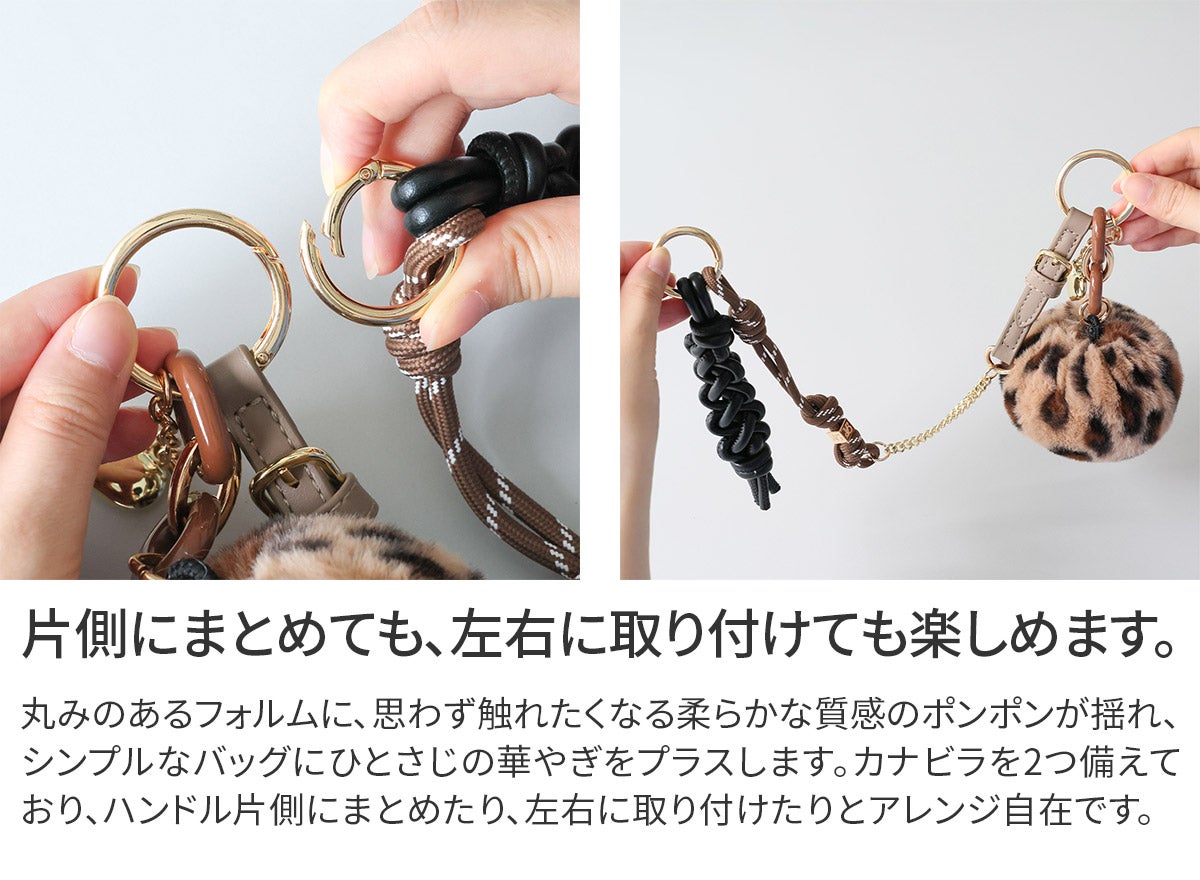 VIOLAd'ORO ヴィオラドーロ BIANCA ビアンカ バッグチャーム V-5086