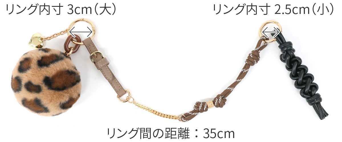 VIOLAd'ORO ヴィオラドーロ BIANCA ビアンカ バッグチャーム V-5086