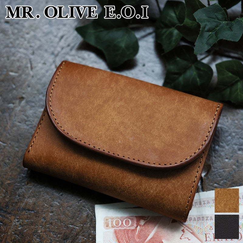 MR.OLIVE E.O.I ミスターオリーブ イーオーアイ PUEBLO LEATHER プエブロレザー COMPACT WALLET ME115P