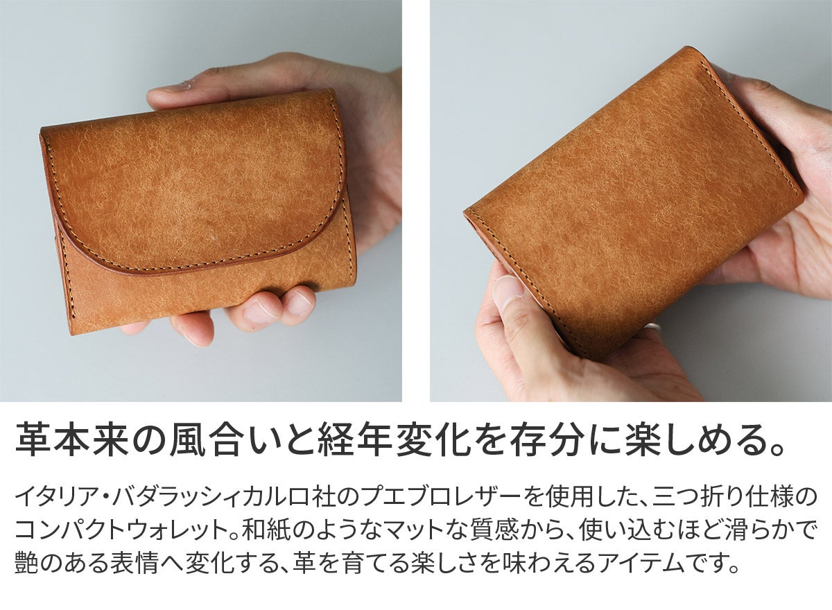 MR.OLIVE E.O.I ミスターオリーブ イーオーアイ PUEBLO LEATHER プエブロレザー COMPACT WALLET ME115P