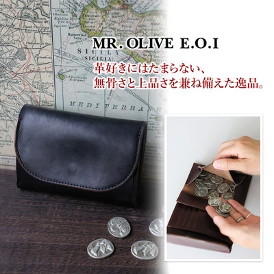 MR.OLIVE E.O.I ミスターオリーブ イーオーアイ HORWEEN CHROMEXCEL LEATHER ホーウィン クロムエクセルレザー COMPACT WALLET ME115H