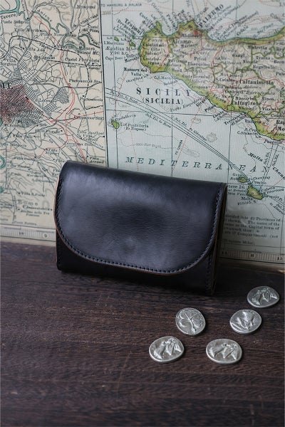 MR.OLIVE E.O.I ミスターオリーブ イーオーアイ HORWEEN CHROMEXCEL LEATHER ホーウィン クロムエクセルレザー COMPACT WALLET ME115H