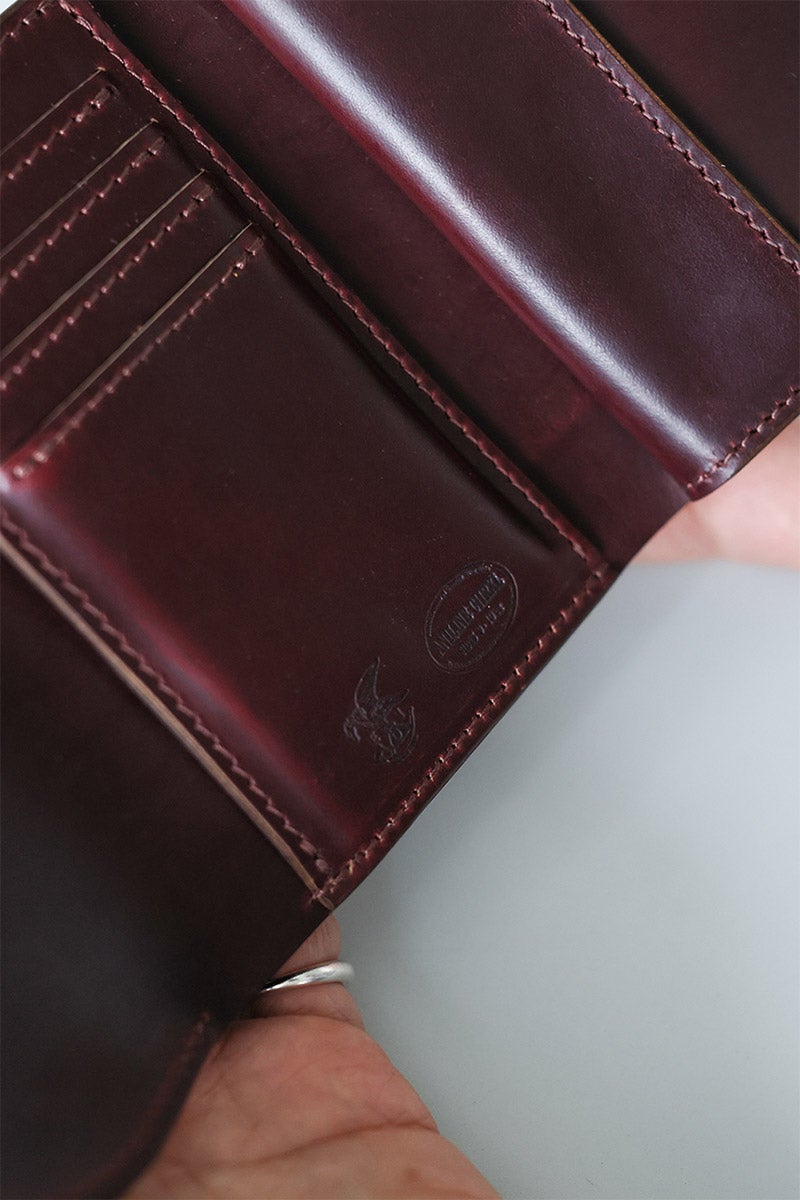 MR.OLIVE E.O.I ミスターオリーブ イーオーアイ HORWEEN CHROMEXCEL LEATHER ホーウィン クロムエクセルレザー COMPACT WALLET ME115H