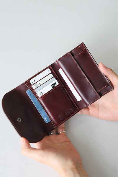 MR.OLIVE E.O.I ミスターオリーブ イーオーアイ HORWEEN CHROMEXCEL LEATHER ホーウィン クロムエクセルレザー COMPACT WALLET ME115H