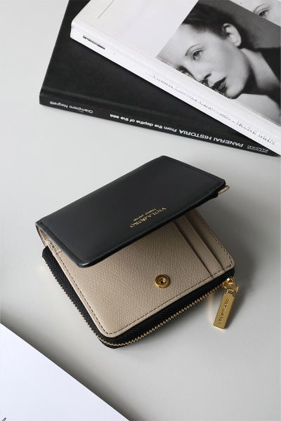 VIOLAd'ORO ヴィオラドーロ PORTA ポルタ 小銭入れ付き二つ折り財布（L字ファスナー式） V-5084
