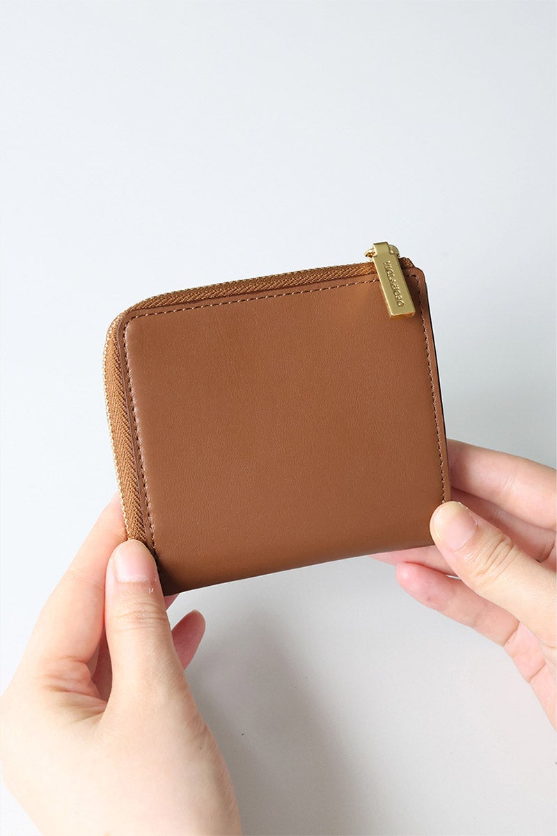 VIOLAd'ORO ヴィオラドーロ PORTA ポルタ 小銭入れ付き二つ折り財布（L字ファスナー式） V-5084