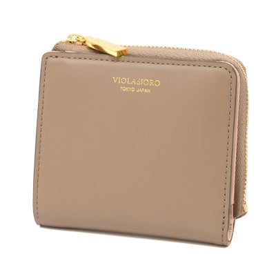VIOLAd'ORO ヴィオラドーロ PORTA ポルタ 小銭入れ付き二つ折り財布（L字ファスナー式） V-5084