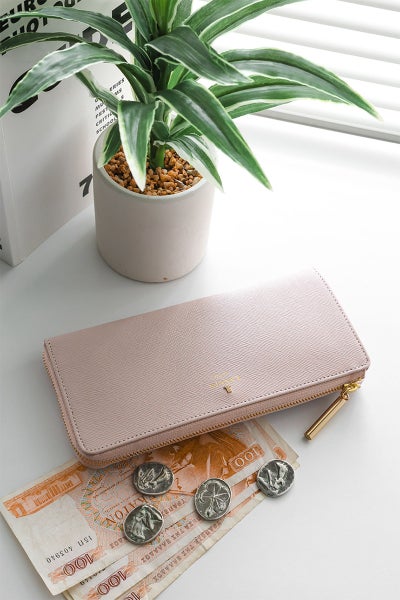 LANVIN en Bleu ランバン オン ブルー リュクサンブール 小銭入れ付き長財布（L字ファスナー式） 480112
