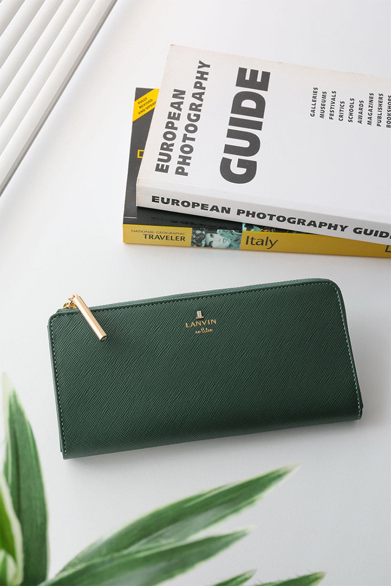 LANVIN en Bleu ランバン オン ブルー リュクサンブール 小銭入れ付き長財布（L字ファスナー式） 480112