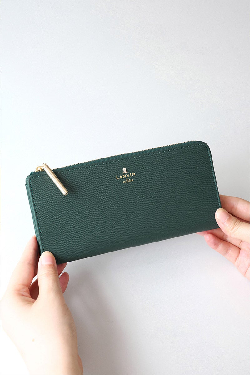 LANVIN en Bleu ランバン オン ブルー リュクサンブール 小銭入れ付き長財布（L字ファスナー式） 480112
