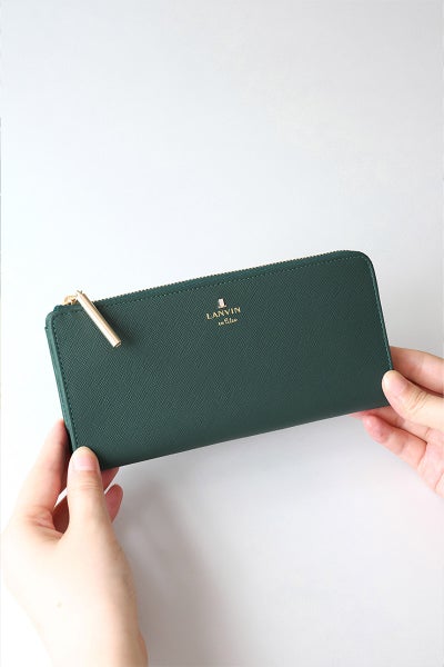 LANVIN en Bleu ランバン オン ブルー リュクサンブール 小銭入れ付き長財布（L字ファスナー式） 480112