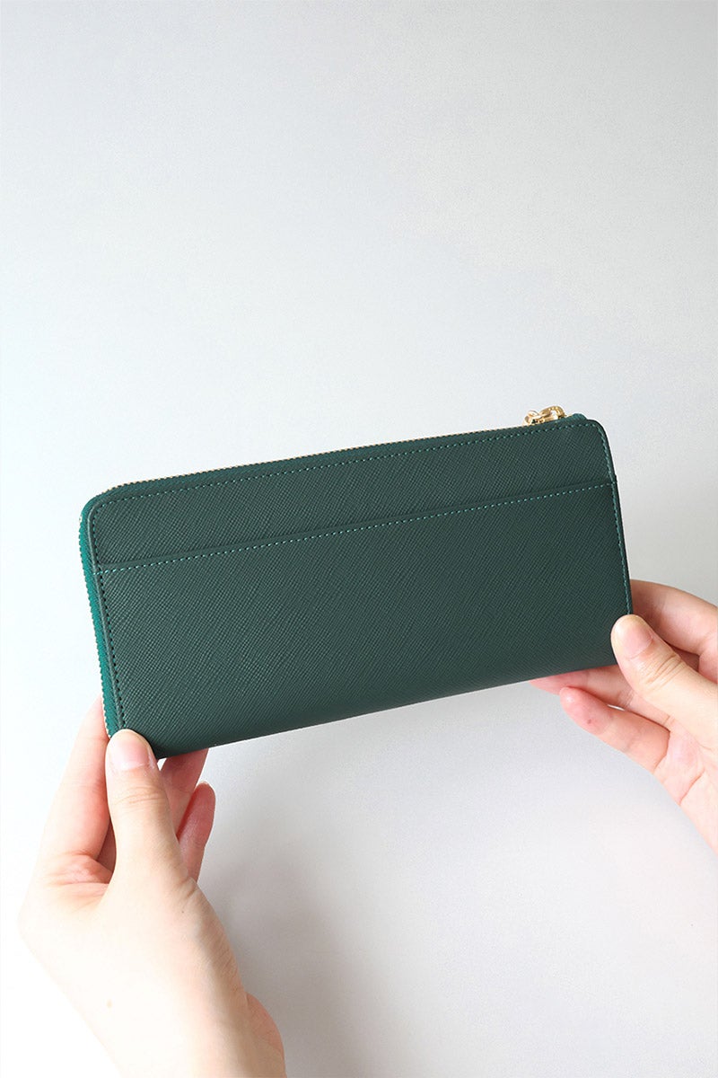 LANVIN en Bleu ランバン オン ブルー リュクサンブール 小銭入れ付き長財布（L字ファスナー式） 480112