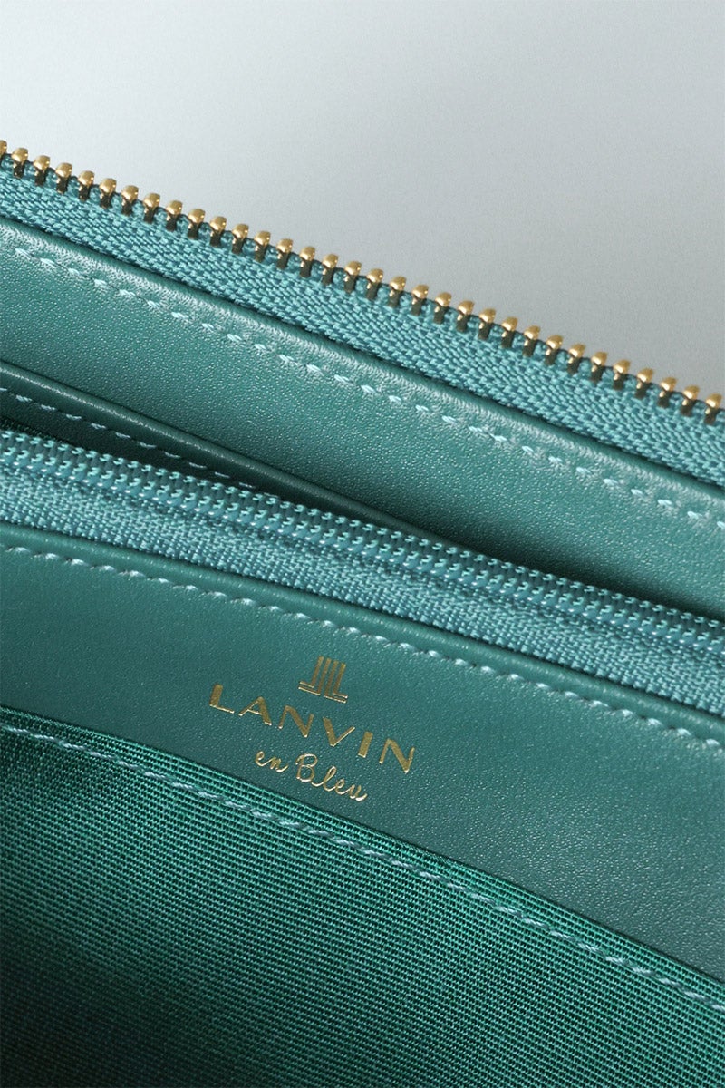 LANVIN en Bleu ランバン オン ブルー リュクサンブール 小銭入れ付き長財布（L字ファスナー式） 480112