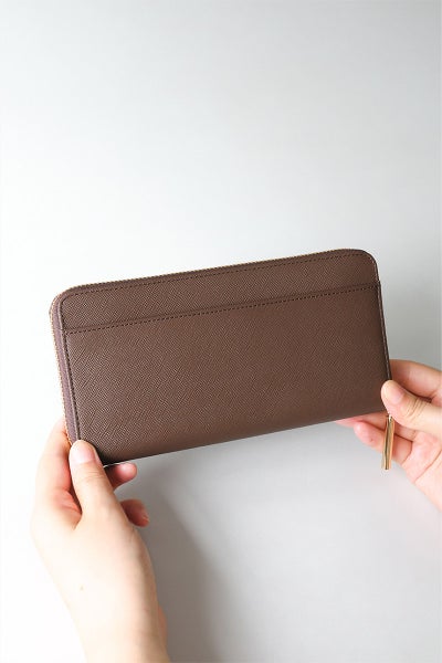 LANVIN en Bleu ランバン オン ブルー リュクサンブール 小銭入れ付き長財布（ラウンドファスナー式 ） 480119