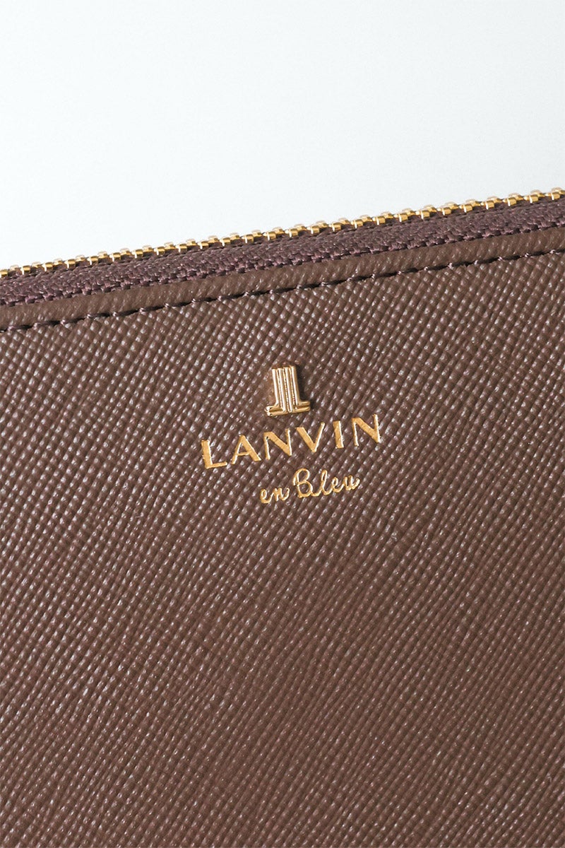 LANVIN en Bleu ランバン オン ブルー リュクサンブール 小銭入れ付き長財布（ラウンドファスナー式 ） 480119