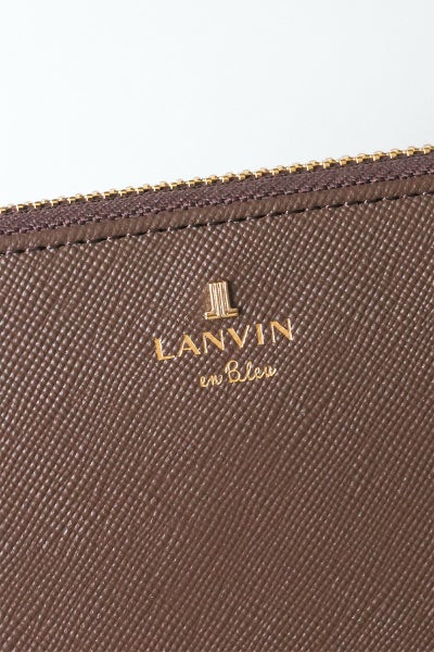 LANVIN en Bleu ランバン オン ブルー リュクサンブール 小銭入れ付き長財布（ラウンドファスナー式 ） 480119
