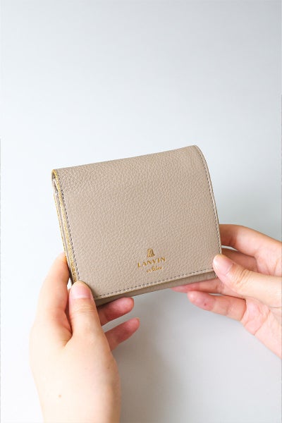 LANVIN en Bleu ランバン オン ブルー メラニー 小銭入れ付き二つ折り財布 483222