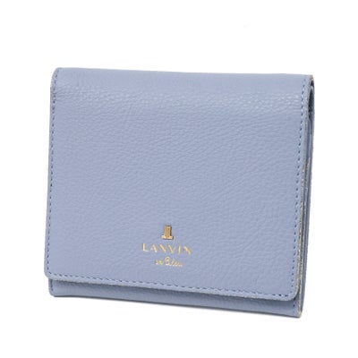LANVIN en Bleu ランバン オン ブルー メラニー 小銭入れ付き二つ折り財布 483222