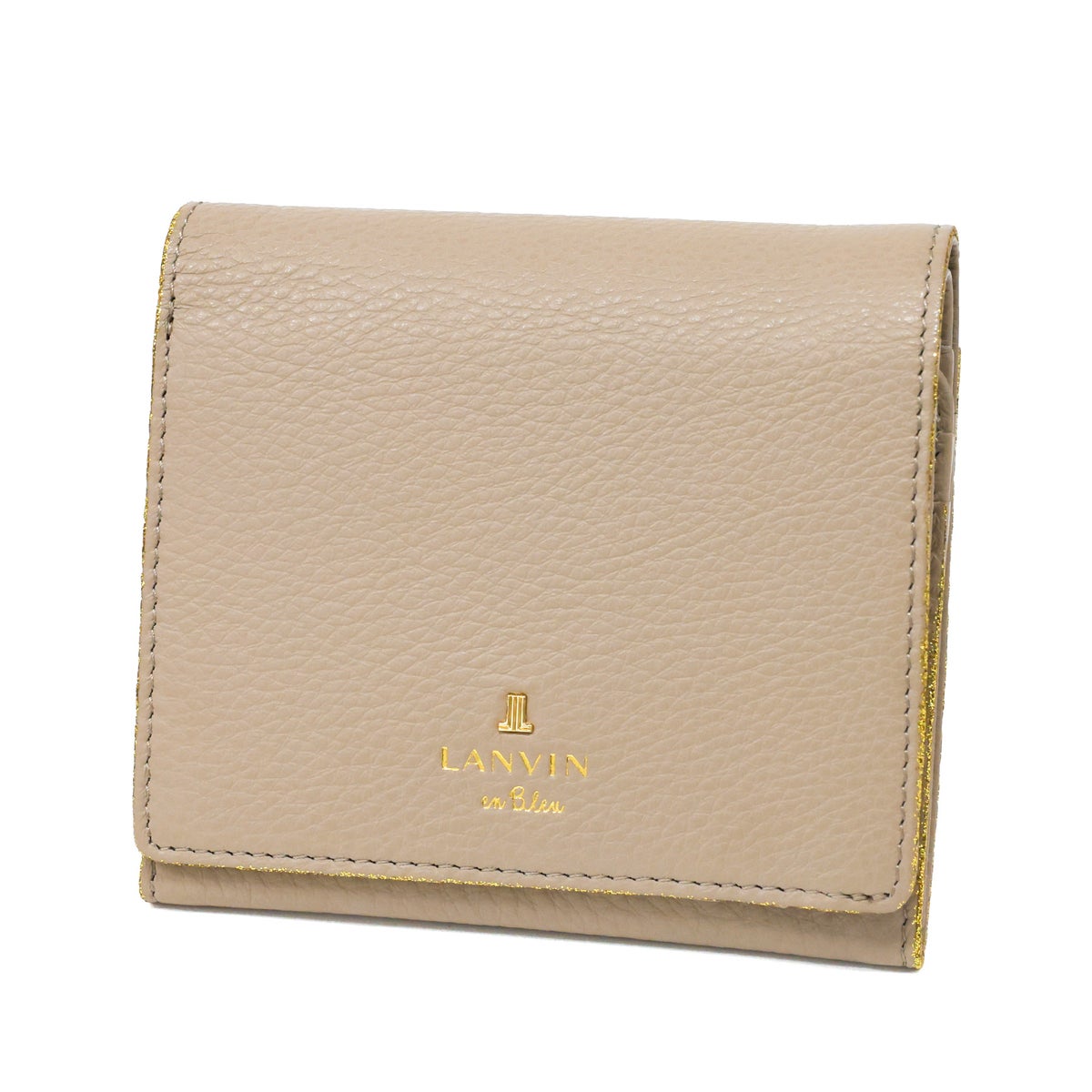 LANVIN en Bleu ランバン オン ブルー メラニー 小銭入れ付き二つ折り財布 483222