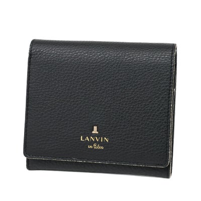 LANVIN en Bleu ランバン オン ブルー メラニー 小銭入れ付き二つ折り財布 483222