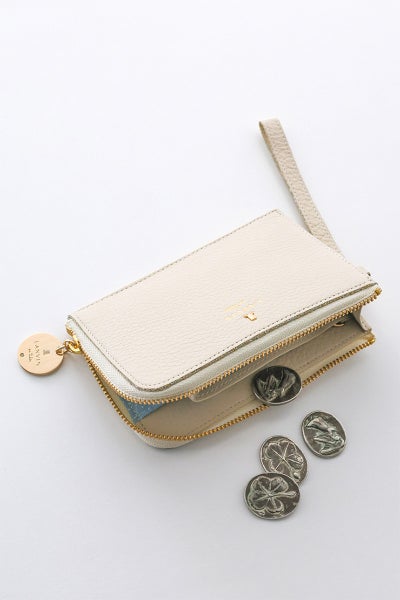 LANVIN en Bleu ランバン オン ブルー メラニー キーリング付きマルチケース 483224