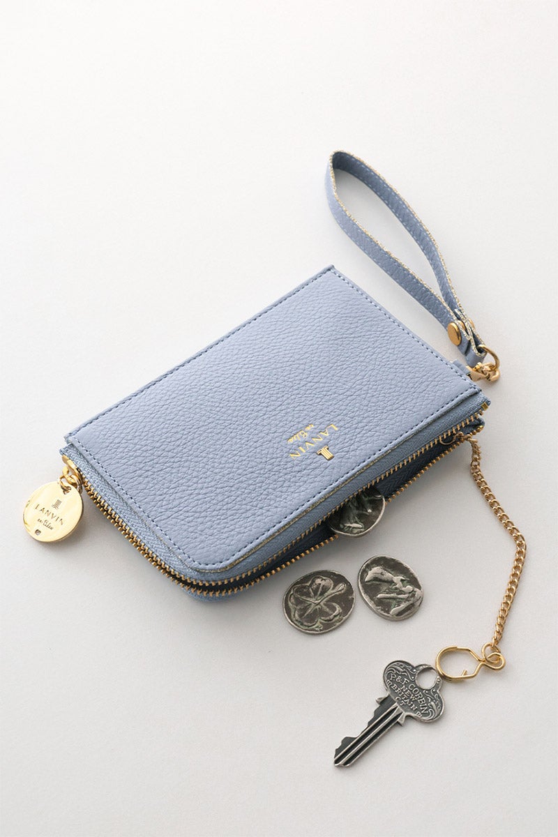LANVIN en Bleu ランバン オン ブルー メラニー キーリング付きマルチケース 483224