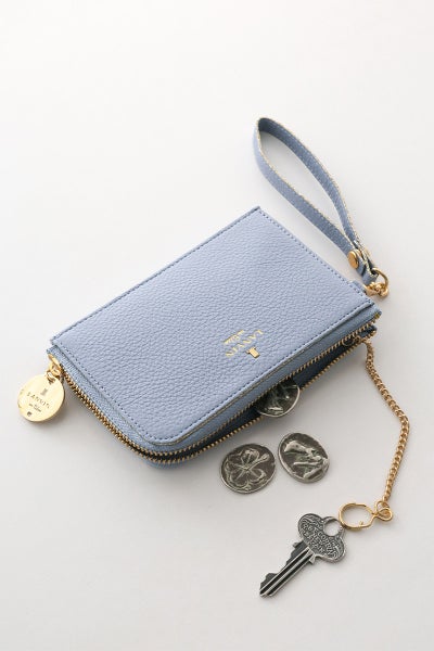 LANVIN en Bleu ランバン オン ブルー メラニー キーリング付きマルチケース 483224