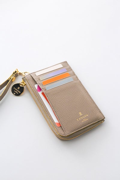 LANVIN en Bleu ランバン オン ブルー メラニー キーリング付きマルチケース 483224