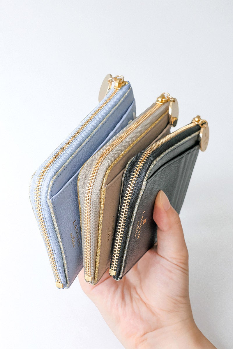 LANVIN en Bleu ランバン オン ブルー メラニー キーリング付きマルチケース 483224