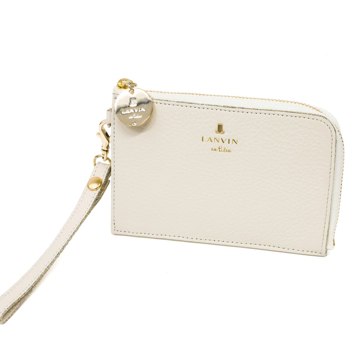 LANVIN en Bleu ランバン オン ブルー メラニー キーリング付きマルチケース 483224