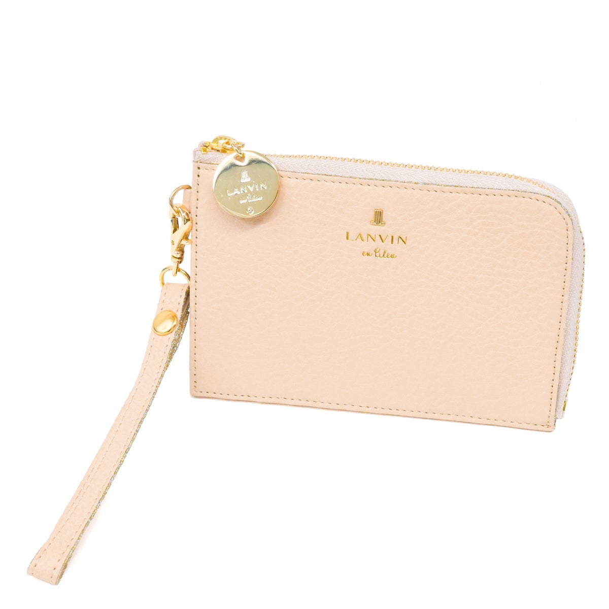 LANVIN en Bleu ランバン オン ブルー メラニー キーリング付きマルチケース 483224
